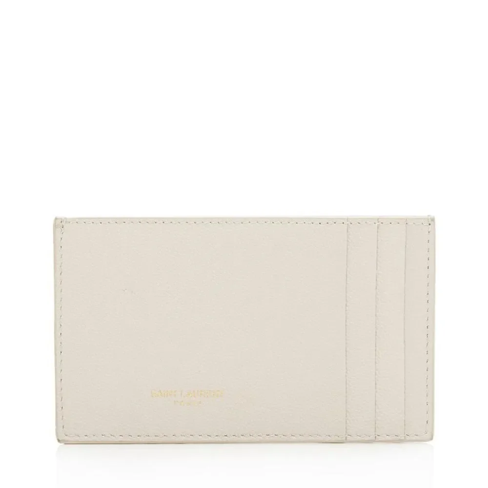 Saint Laurent Leather Card Case Insert